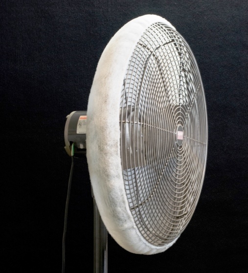 Fan Shroud Air Filter Stops Dust Blowing