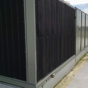 belk_jubans_crossing_trane_prevent_install_6 Trane Chiller with Intake Screens