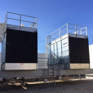belk_marley_cooling_tower_prevent_south_park_install_5 Marley Cooling Tower Intake Screens