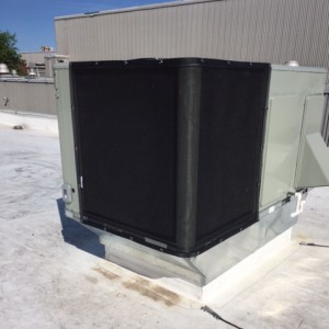 RTU Condenser Screen Air_Intakes_Screened