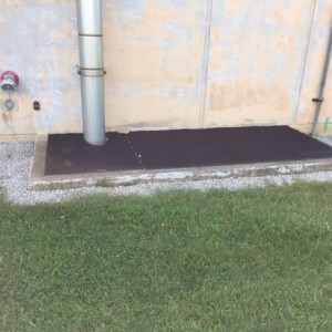 OA Grate with Pipe Penetration PreVent_Installatio_Ground_Louver
